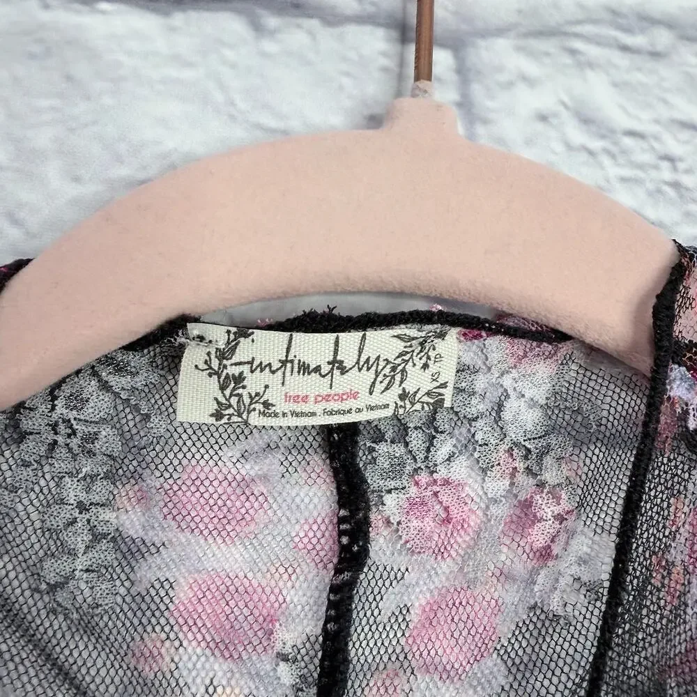 FREE PEOPLE Lady Lux Floral Shirt XS NWT